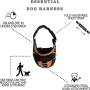 Dog Harness No-Pull Reflective Dog Vest Breathable Adjustable Pet Harness with Handle for Outdoor Walking