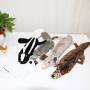 Pack Dog Squeaky Toys no Stuffing Toy with Crinkle Fabric for Small Medium Large Dog
