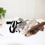 Pack Dog Squeaky Toys no Stuffing Toy with Crinkle Fabric for Small Medium Large Dog