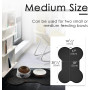 Water Pet Eating Place mat Non Spill Cat Food Mats for Floors Waterproof Silicone Dog Bowl