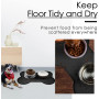 Water Pet Eating Place mat Non Spill Cat Food Mats for Floors Waterproof Silicone Dog Bowl
