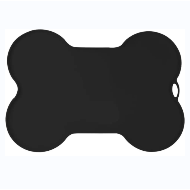 Water Pet Eating Place mat Non Spill Cat Food Mats for Floors Waterproof Silicone Dog Bowl