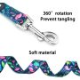 Medium and Large Dogs Printed Floral  Leashes for Cute Dog Leash