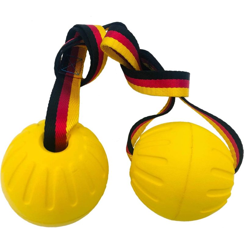 Dog Pet Rope Ball, EVA Rubber Ball on a Rope Dog Toy can Floats in Water, for Interactive Pet Chewing Training Working