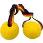 Dog Pet Rope Ball, EVA Rubber Ball on a Rope Dog Toy can Floats in Water, for Interactive Pet Chewing Training Working