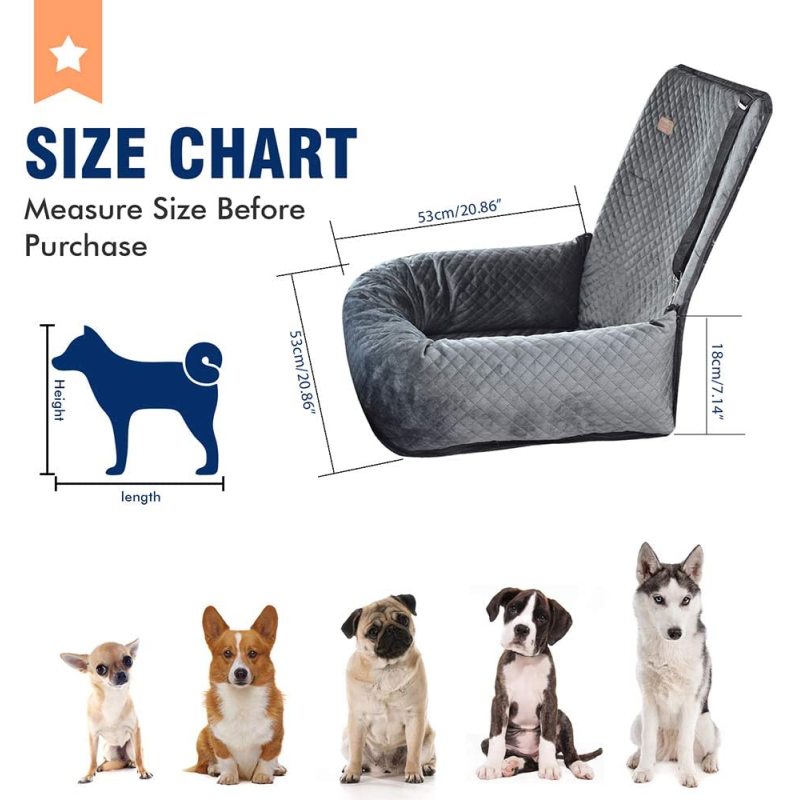 Dog Car Seat Pet Booster Seat Pet Travel Safety Car Seat,The Dog seat Made is Safe and Comfortable, and can be Disassembled for