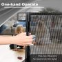 Safety Gates for Babies Dog Gate Extends to Wide Easy to Roll and Latch Dogs Gate for Doorways