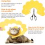 Cat Recovery Collar Adjustable Sun Flower Neck Cat Cone Collar for Kitten Cats Prevent from Biting Scratching