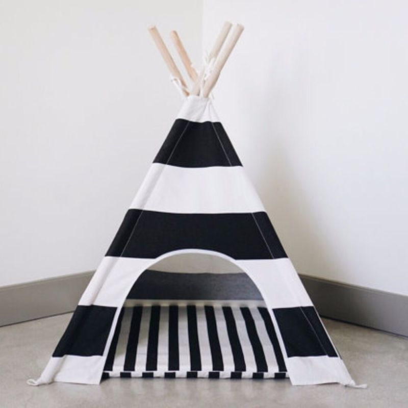 2020 Pet Teepee Dog Show Tent Bed Portable Triangle Pet dog tent bed House pet teepee tent