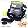 Dog Treat Training Pouch Easily Carries Pet Toys, Kibble, Treats  Built-In Poop Bag Dispenser