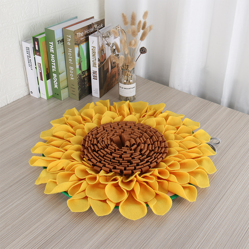 Dog Puzzle Toys Food Snuffle Mat Feeding Blanket For Dogs Interactive Teaser Treat Dispenser Dog Snuffle Mat