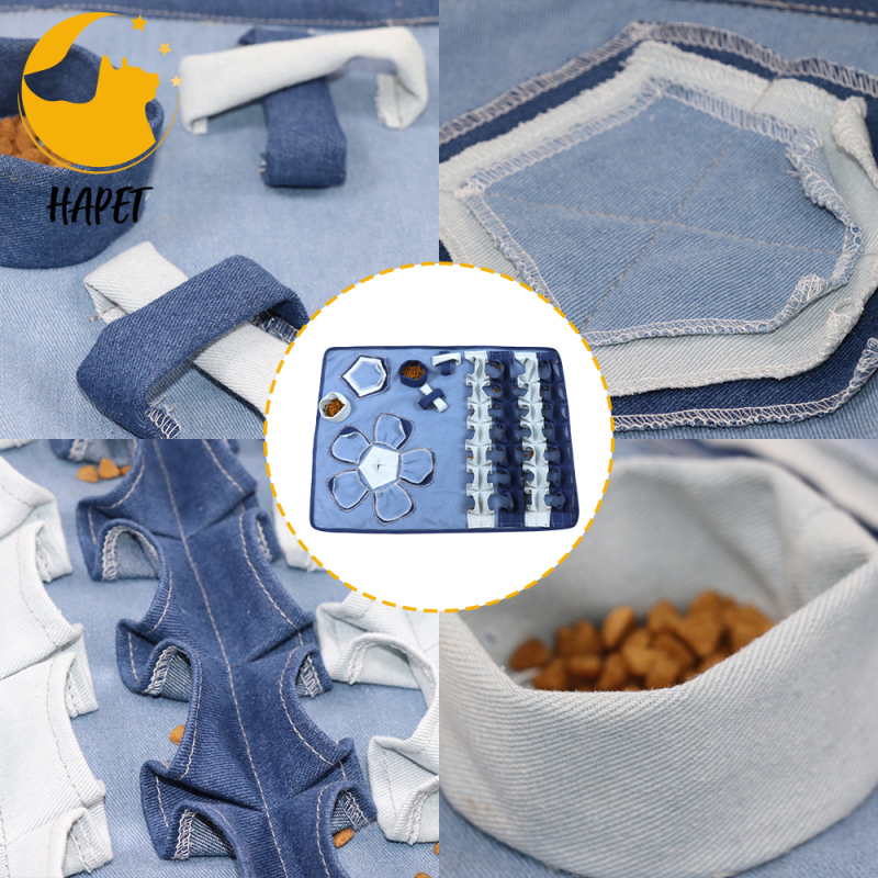 Dog Puzzle Toys Food Snuffle Mat Feeding Blanket For Dogs Interactive Teaser Treat Dispenser Dog Snuffle Mat