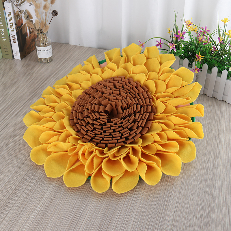 Dog Puzzle Toys Food Snuffle Mat Feeding Blanket For Dogs Interactive Teaser Treat Dispenser Dog Snuffle Mat