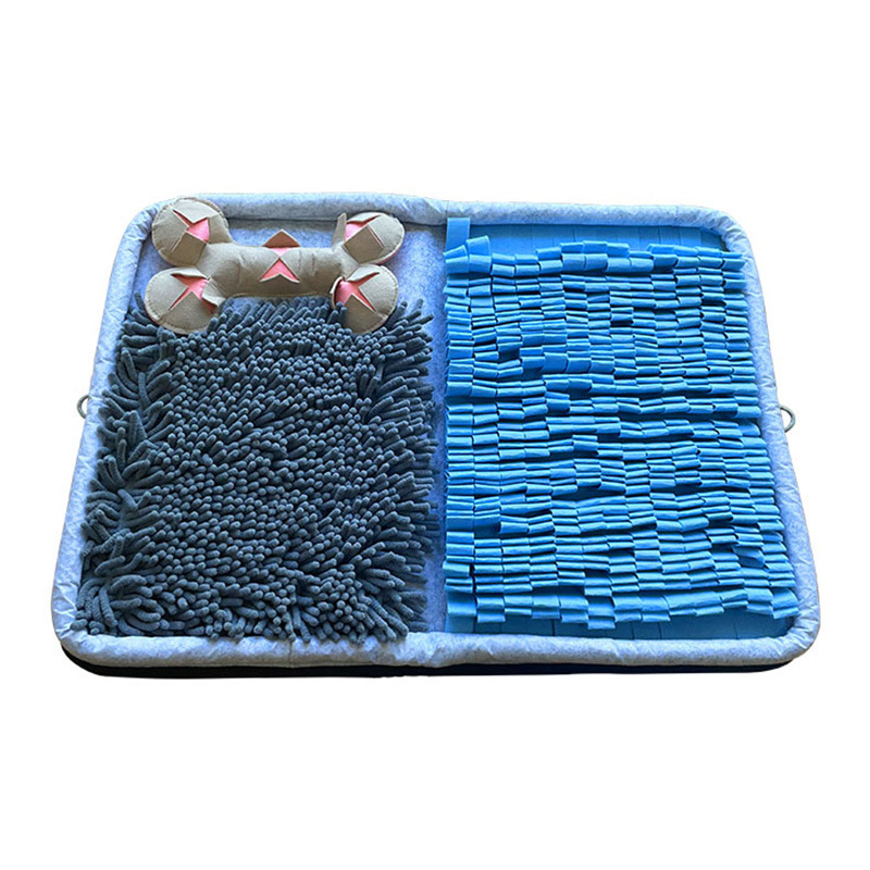 Dog Puzzle Toys Food Snuffle Mat Feeding Blanket For Dogs Interactive Teaser Treat Dispenser Dog Snuffle Mat