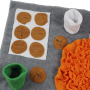 Dog Puzzle Toys Food Snuffle Mat Feeding Blanket For Dogs Interactive Teaser Treat Dispenser Dog Snuffle Mat