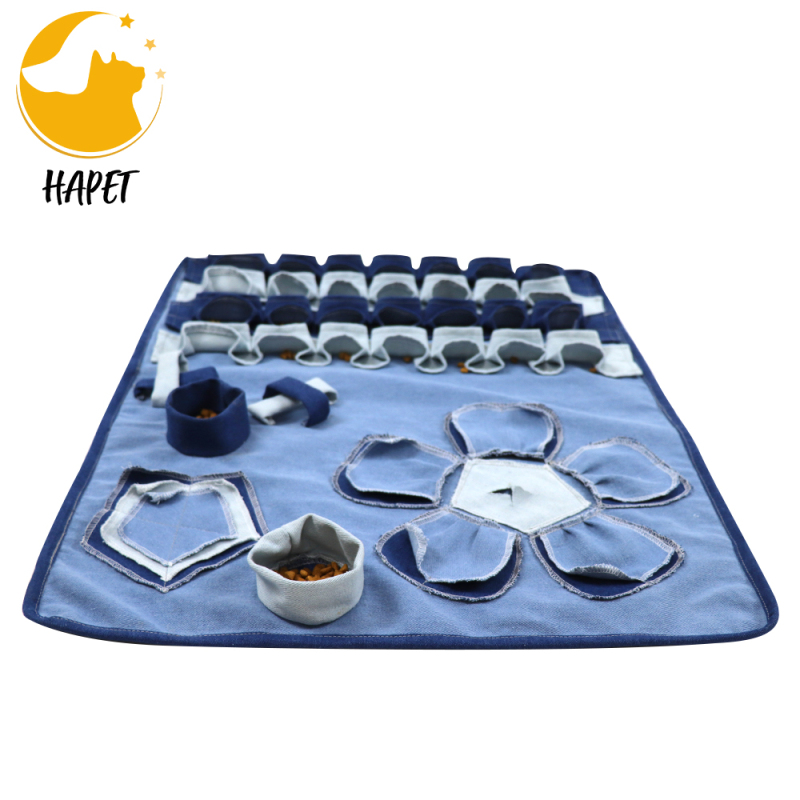 Dog Puzzle Toys Food Snuffle Mat Feeding Blanket For Dogs Interactive Teaser Treat Dispenser Dog Snuffle Mat
