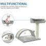 Tree Condo with Scratching Post, Cat Tower Pet Play House with Toy