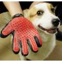 Gentle De Shedding Brush Glove - Enhanced Five Finger Design - Efficient Pet Hair Remover - Perfect for Dog & Cat with Long & Sh