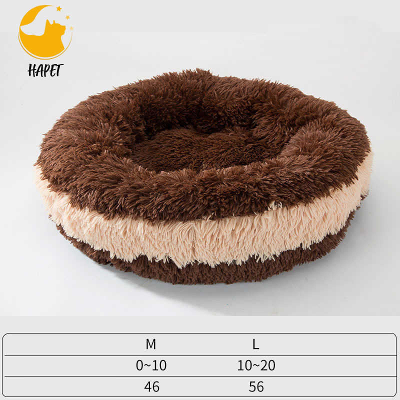 Hot Sale Customized Machine Washable Cat And Dog Bed In Shag Fur Plush Novelty Pet Bed Pet Nest