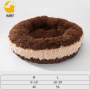 Hot Sale Customized Machine Washable Cat And Dog Bed In Shag Fur Plush Novelty Pet Bed Pet Nest