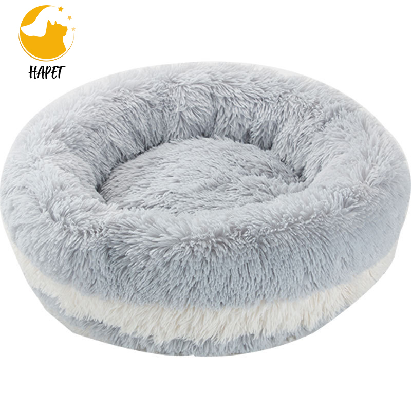 Hot Sale Customized Machine Washable Cat And Dog Bed In Shag Fur Plush Novelty Pet Bed Pet Nest