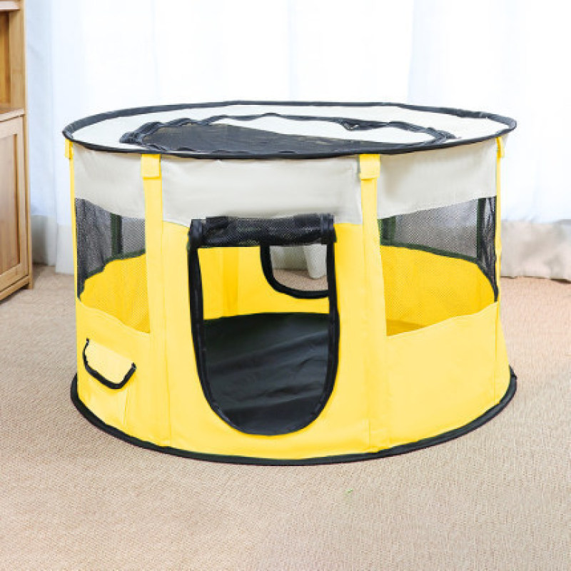 Portable Foldable Pet playpen Exercise Pen Kennel  Carrying Case for Larges Dogs Small Puppies Cats