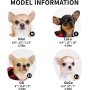 Small Dog Costume Hoodie Clothes for Small Girl Boy, Halloween Christmas Costumes, Pet Cat Winter Warm Sweats