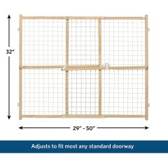 Wire Mesh Tall And Expands Wide Pet Safety Gate Indoor Use Take Care Of the Baby