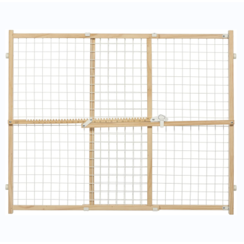 Wire Mesh Tall And Expands Wide Pet Safety Gate Indoor Use Take Care Of the Baby