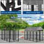 UV Protection Outdoor Metal Crate Kennel Waterproof Cover and Roof