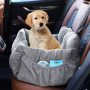 Pet Booster Seat Ultra Soft Car Travel Bed with Built-in Leash and Side Pocket, Washable Car Safety Seats