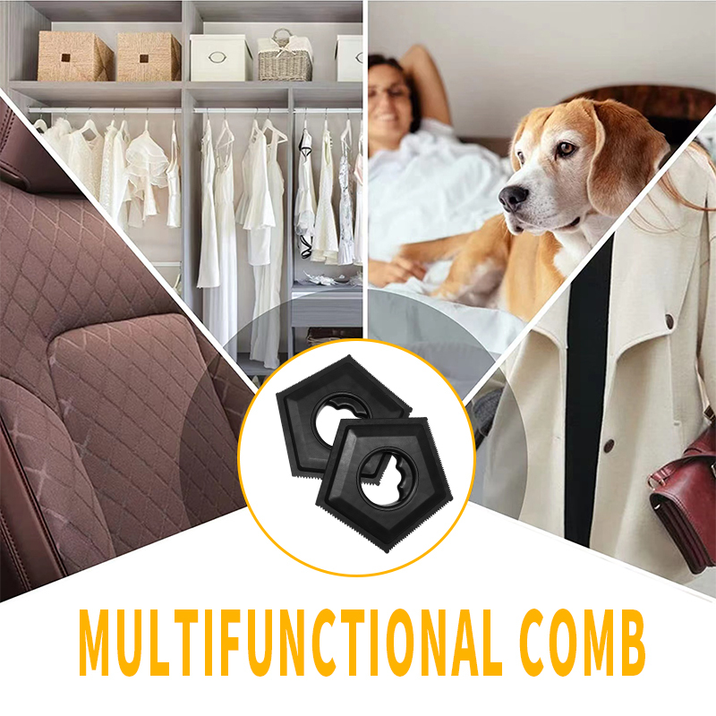 Pet Hair Remover Brush, Pet Hair Detailer for Couch & Car Seat, Professional Dog & Cat Hair Scraper for Home Fabric