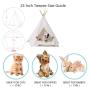 Portable Pet dog tent teepee Dog Bed Infolded Tent with Cushion Blackboard dog tent house