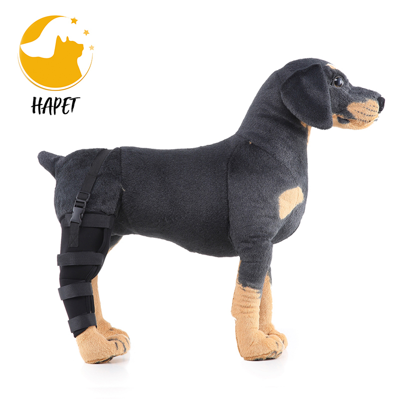 Dog Knee Stifle Brace Wrap Metal Hinged Flexible Support Treat