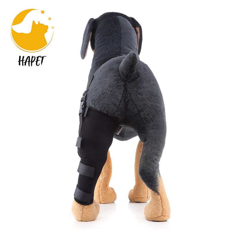 Dog Knee Stifle Brace Wrap Metal Hinged Flexible Support Treat