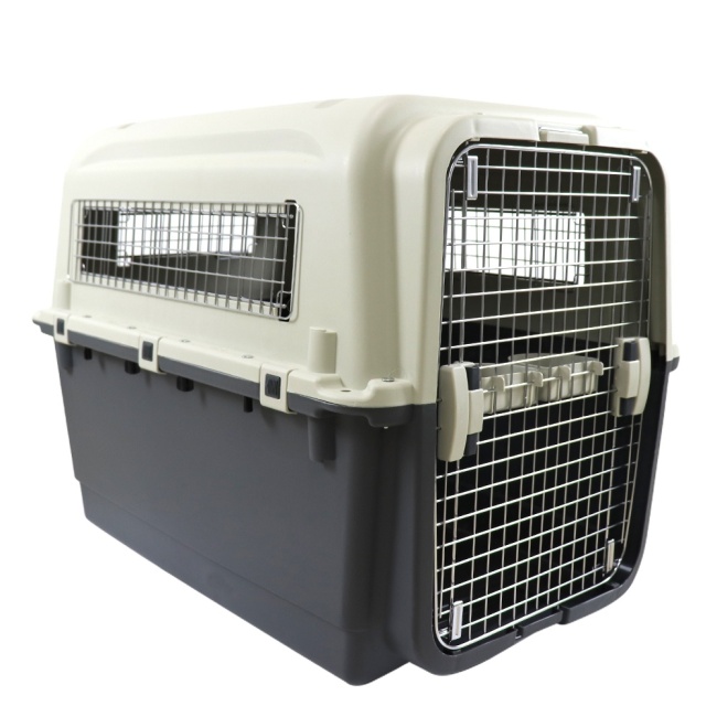 Two Door Top Load Hard Sided Pet Travel Carrier With Lock