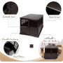 Pet Crate With Wooden Extra Large End Table