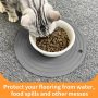Non-Slip Placemat Tray to Prevent Food and Water Bowl Pet Feeding Mat Medium and Small Pet