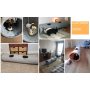 Durable Suede Fabric Cat Tunnel with Ball and Hole For Cats and Rabbits