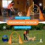 Complete Outdoor Dog Agility Training Equipment Course with Weave Poles Pause Box Tunnel