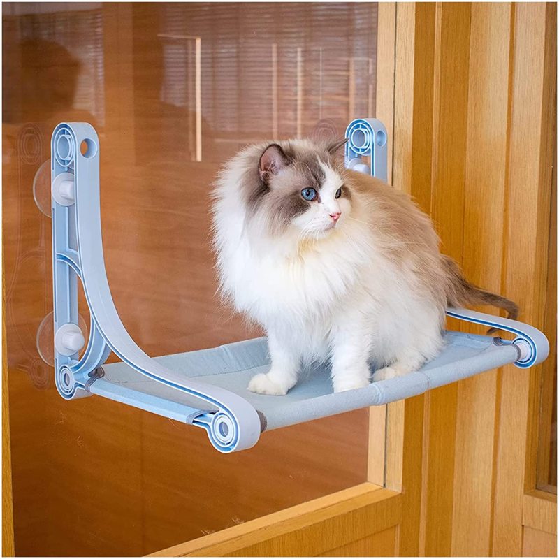 Safe and Comfortable Cat Hammock For Wall Kitty Beds Hold Up Indoor Pets Use