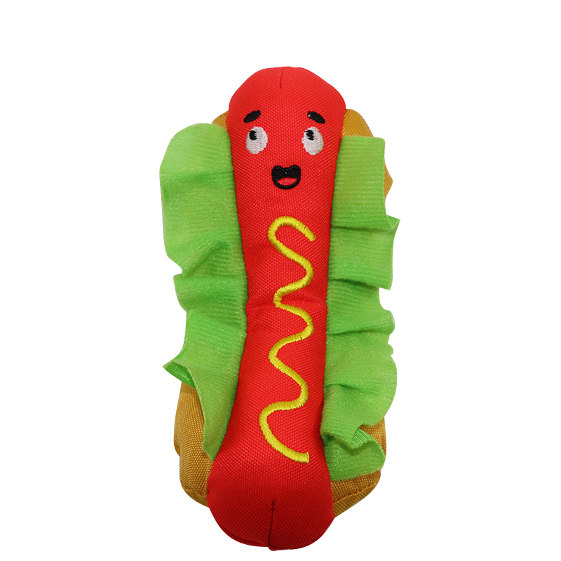 Durable Puppy Teething Toys Dog Chew Toys Soft French Fries Shaped Pet Toys