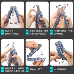 4 in 1 Professional Heavy Duty Metal Dog Cat Nail Trimmer with Nail File Grooming Comb Dog Nail Clippers