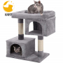 Cat Tree House 2 Condos 2 Sisal Scratching Posts Cat Scratching Post Tower