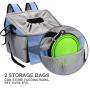Pet Carrier Bicycle Basket Bag Booster Backpack Front Seat Cover with 2 Big Side Pockets Breathable Cat Travel Bag