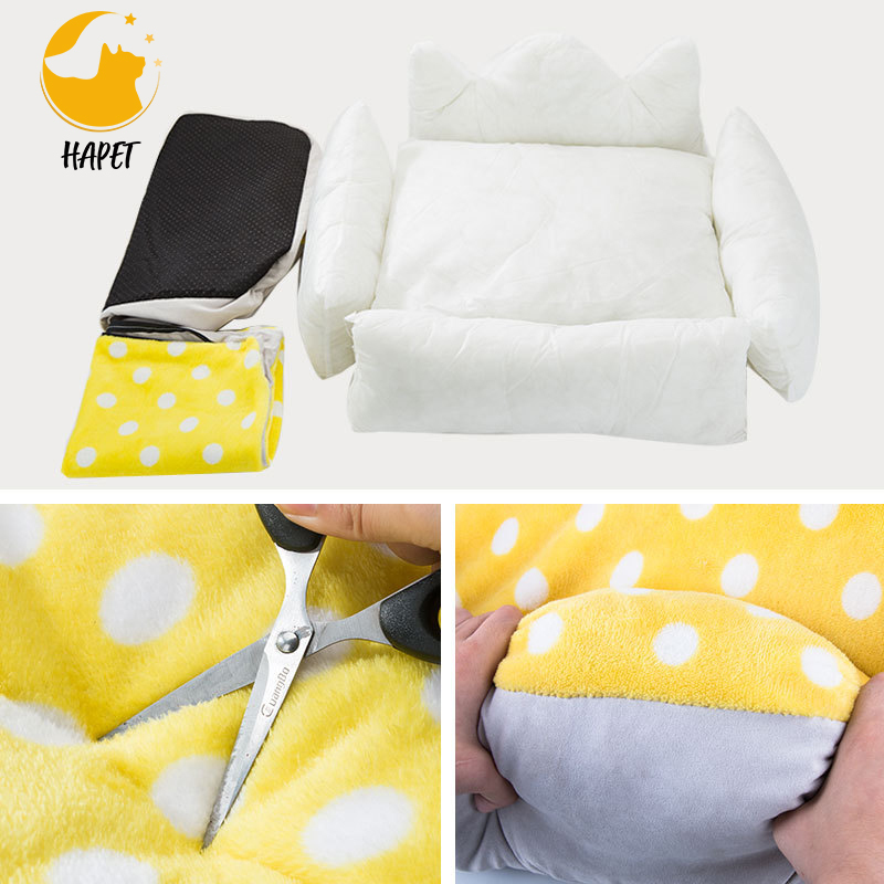Dog Bed with Machine Washable Comfortable Cover Pet Supplies