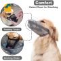Dog Muzzle to Prevent Biting Barking and Chewing with Adjustable Loop Breathable Mesh Soft Fabric