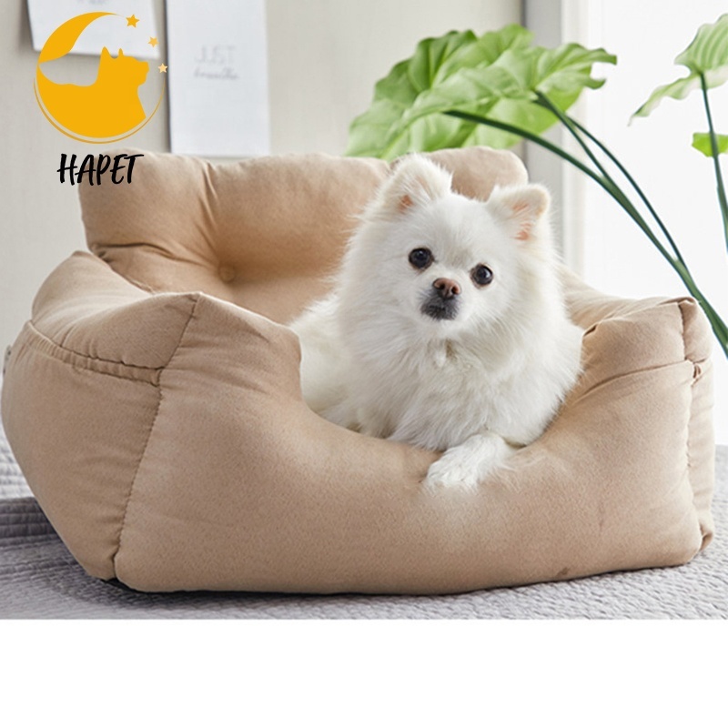 Dog Bed for Medium Dogs - Washable Pet Sofa Beds with Removable Cover & Waterproof Liner pet mat