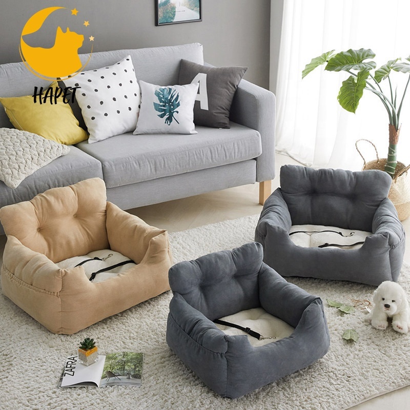 Dog Bed for Medium Dogs - Washable Pet Sofa Beds with Removable Cover & Waterproof Liner pet mat