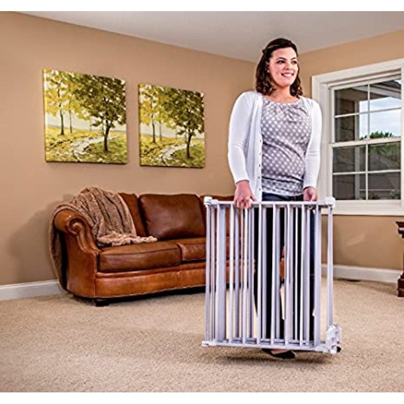 192-Inch Super Wide Adjustable Baby Gate and Play Yard, 4-In-1, Bonus Kit, Includes 4 Pack of Wall Mounts